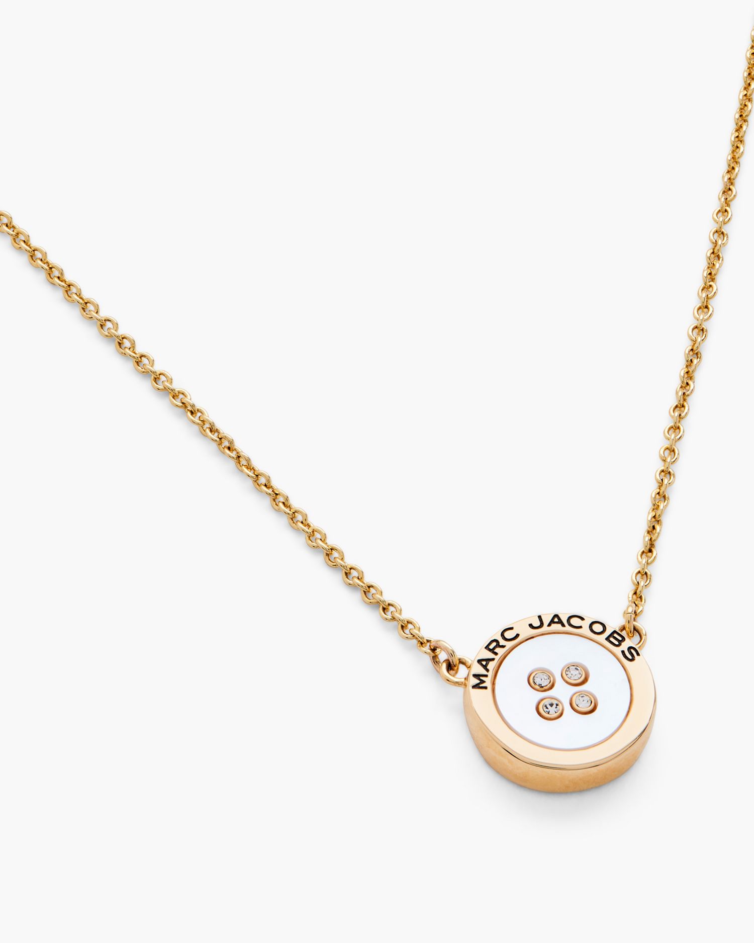 The Button Mother Of Pearl Necklace | Marc Jacobs Outlet