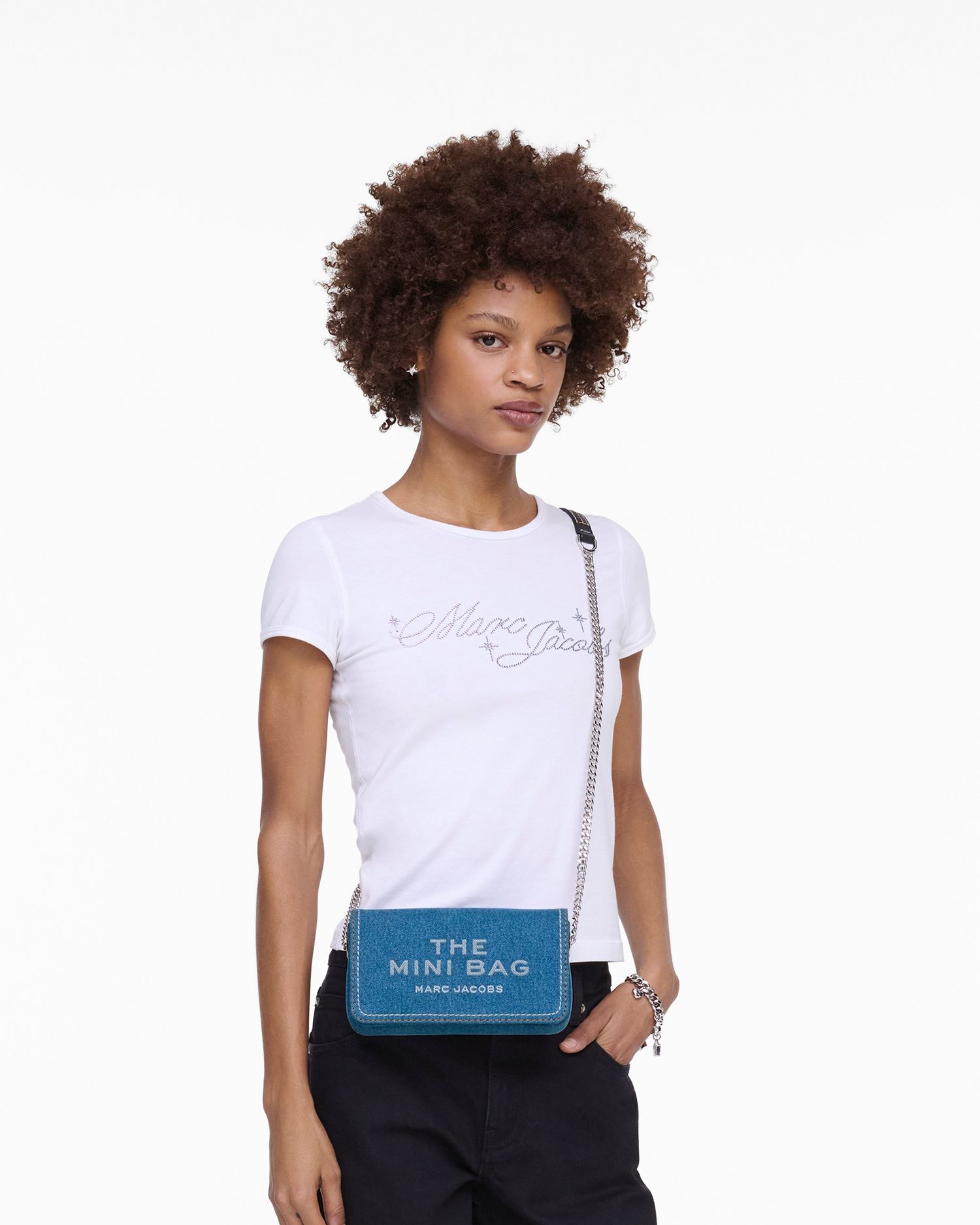 The Denim Chain Mini Bag | Marc Jacobs Outlet