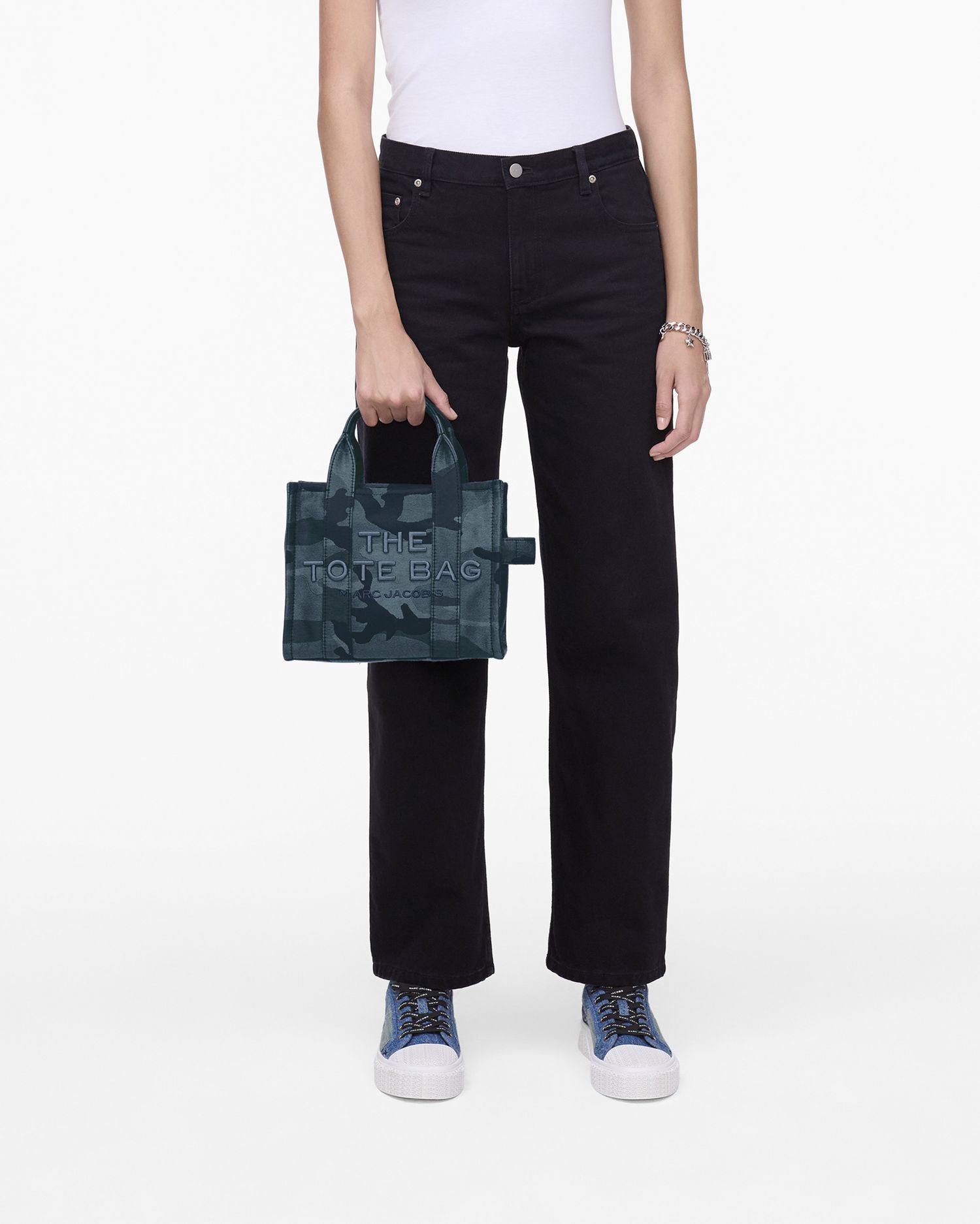 The Camo Jacquard Small Tote Bag | Marc Jacobs Outlet