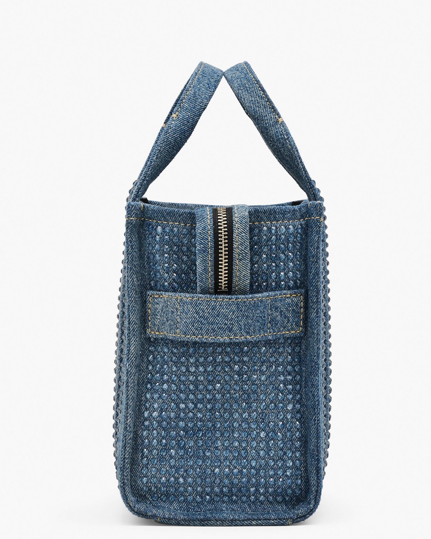 The Crystal Denim Small Tote Bag | Marc Jacobs Outlet