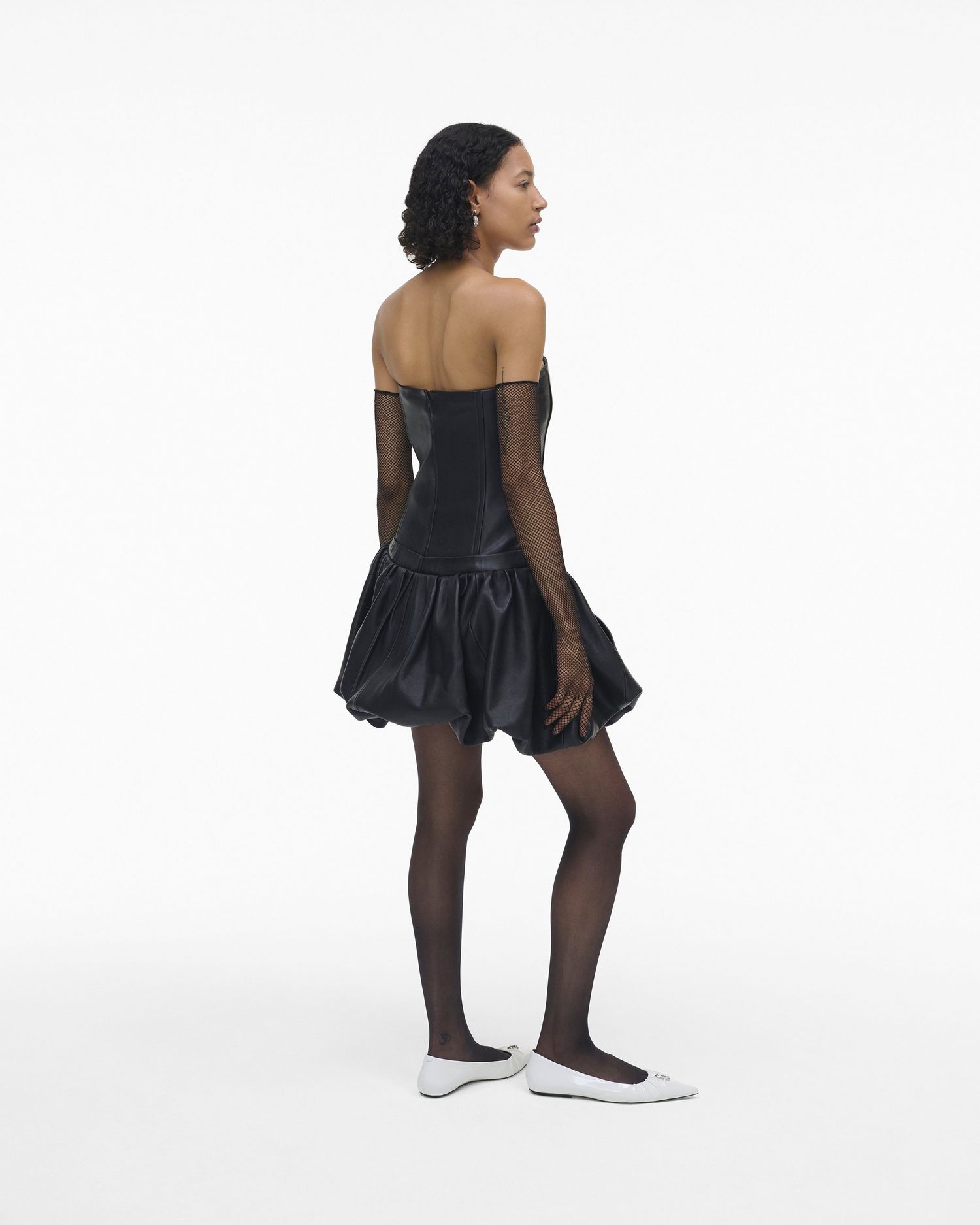 The Leather Bubble Dress | Marc Jacobs Outlet