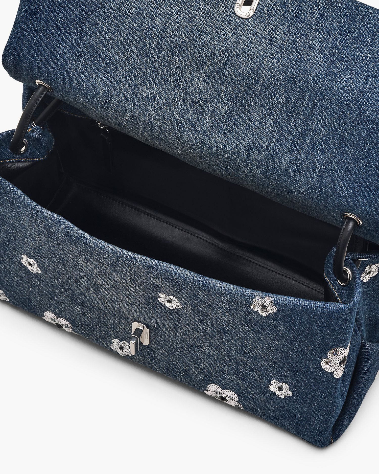 The Sequin Daisy Denim Large Dual Bag | Marc Jacobs Outlet