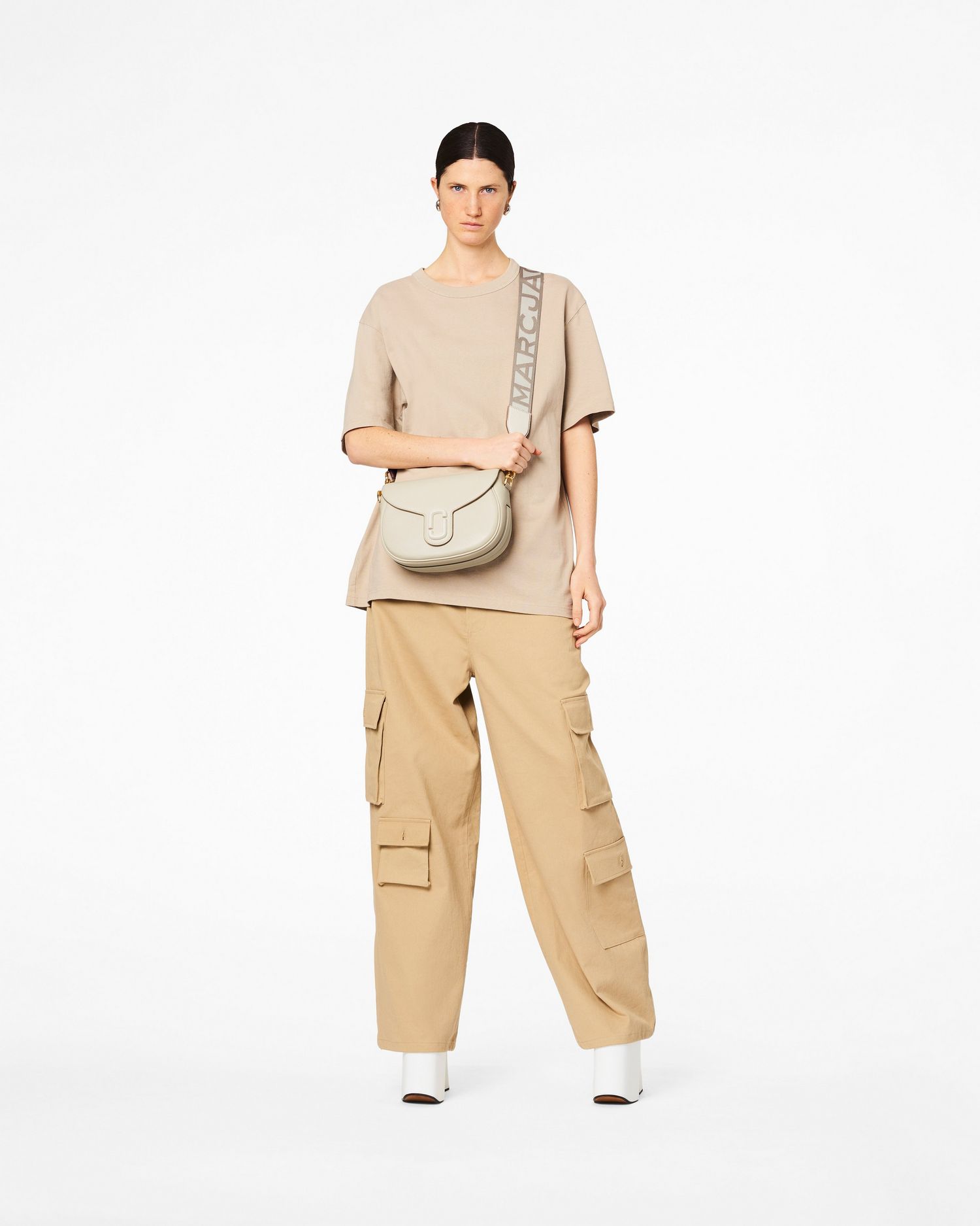 The Covered J Marc Large Saddle Bag | Marc Jacobs Outlet