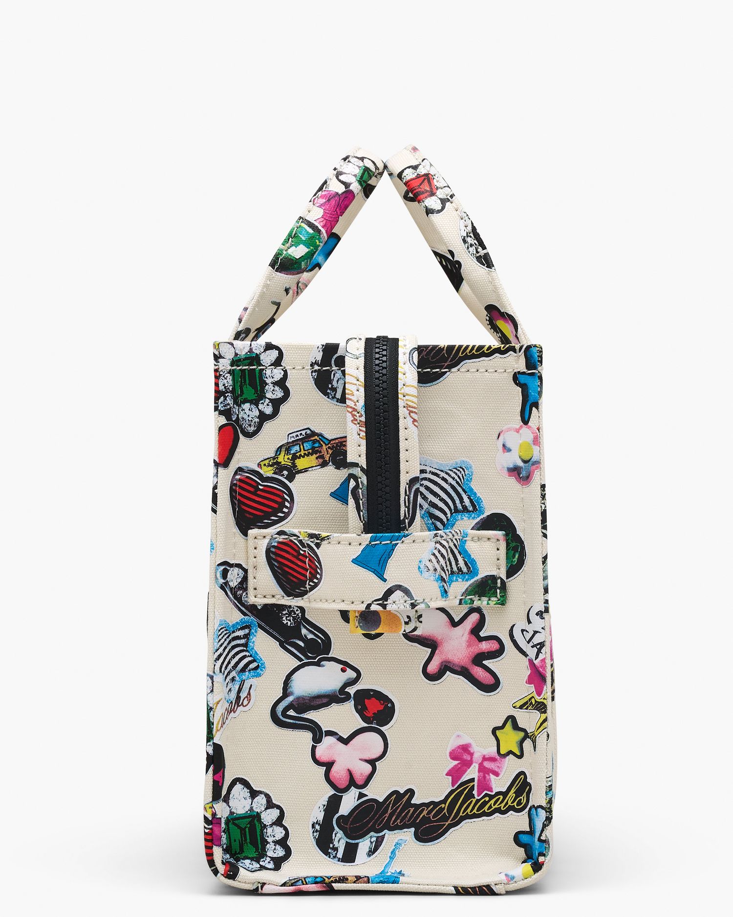 The Sticker Canvas Medium Tote Bag | Marc Jacobs Outlet
