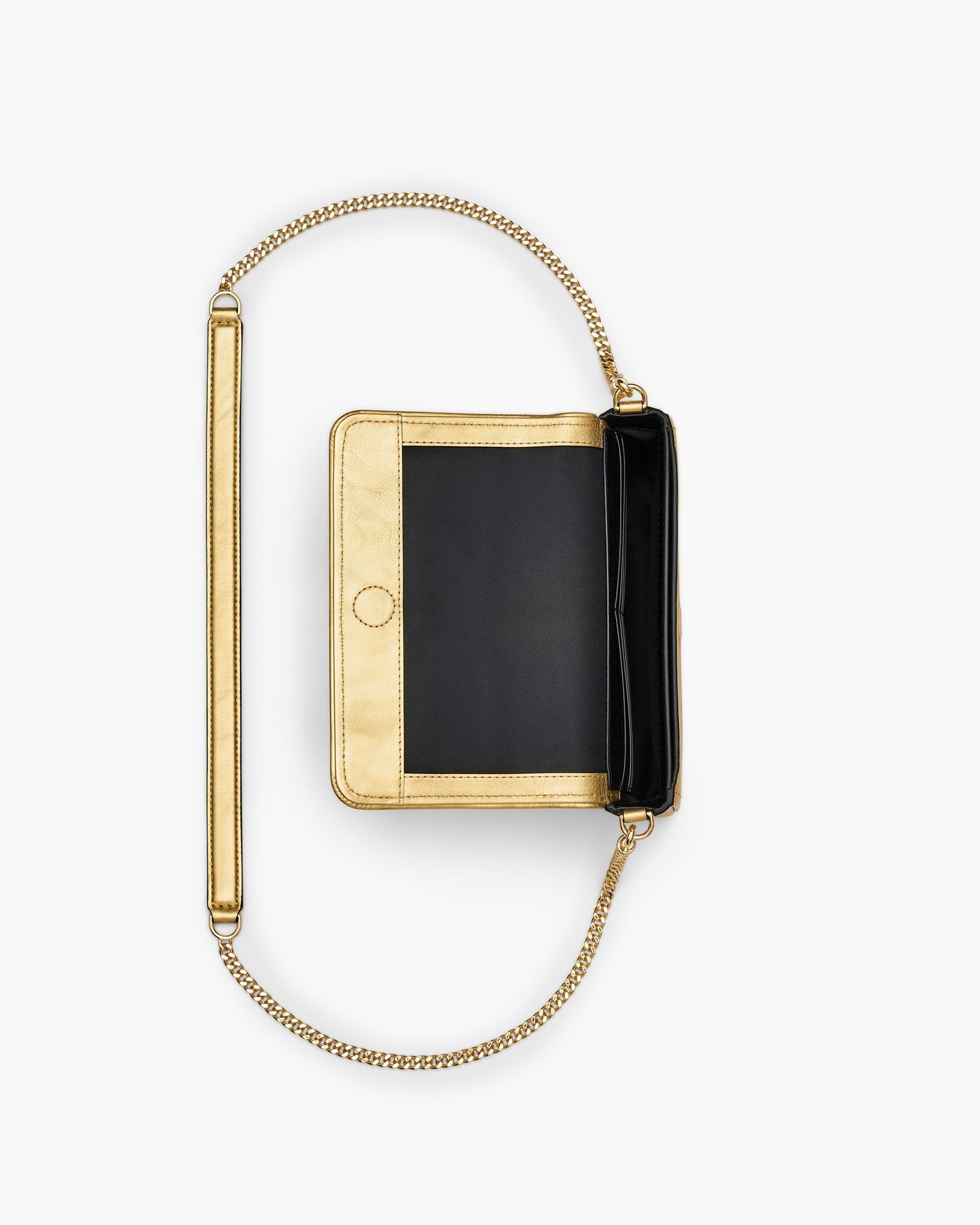 The Metallic Leather Chain Mini Bag | Marc Jacobs Outlet
