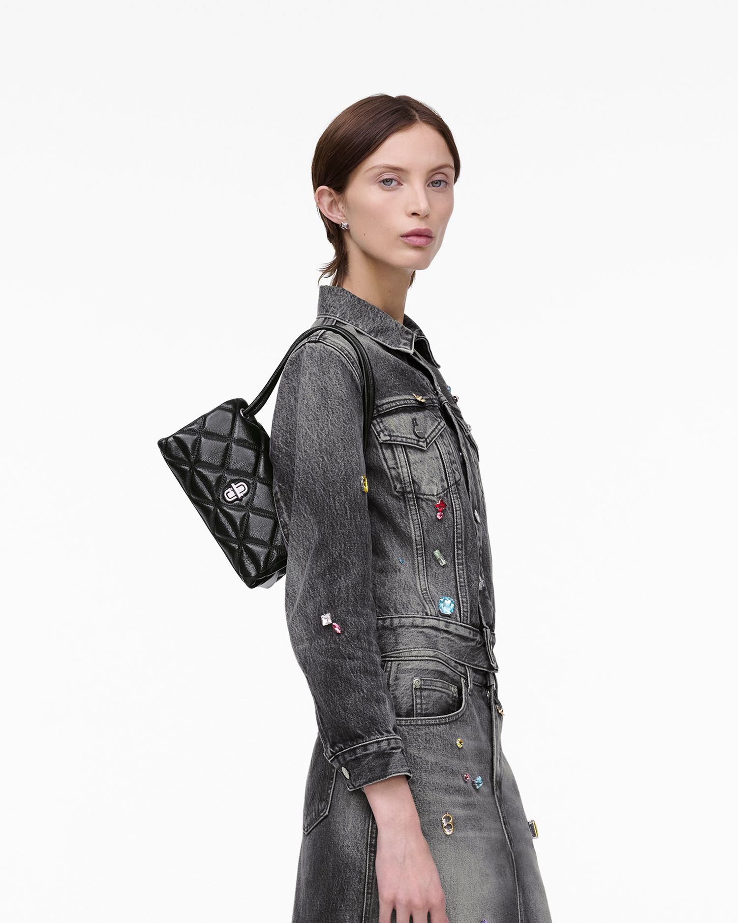 The Quilted Mini Dual Shoulder Bag | Marc Jacobs Outlet