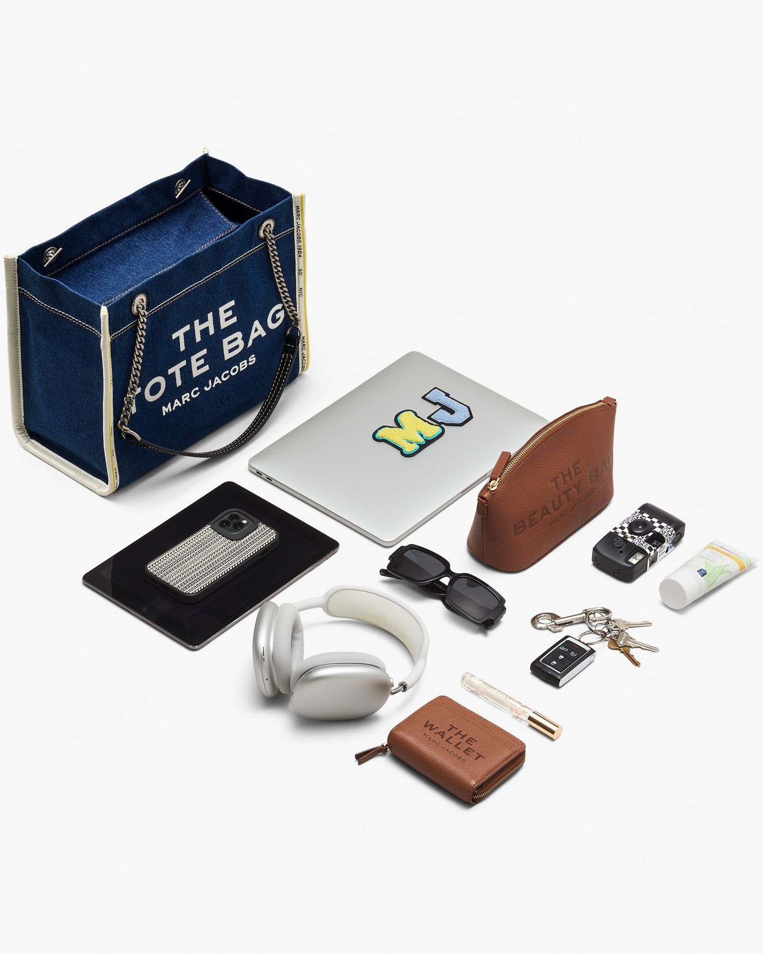 The Denim Chain Medium Tote Bag | Marc Jacobs Outlet