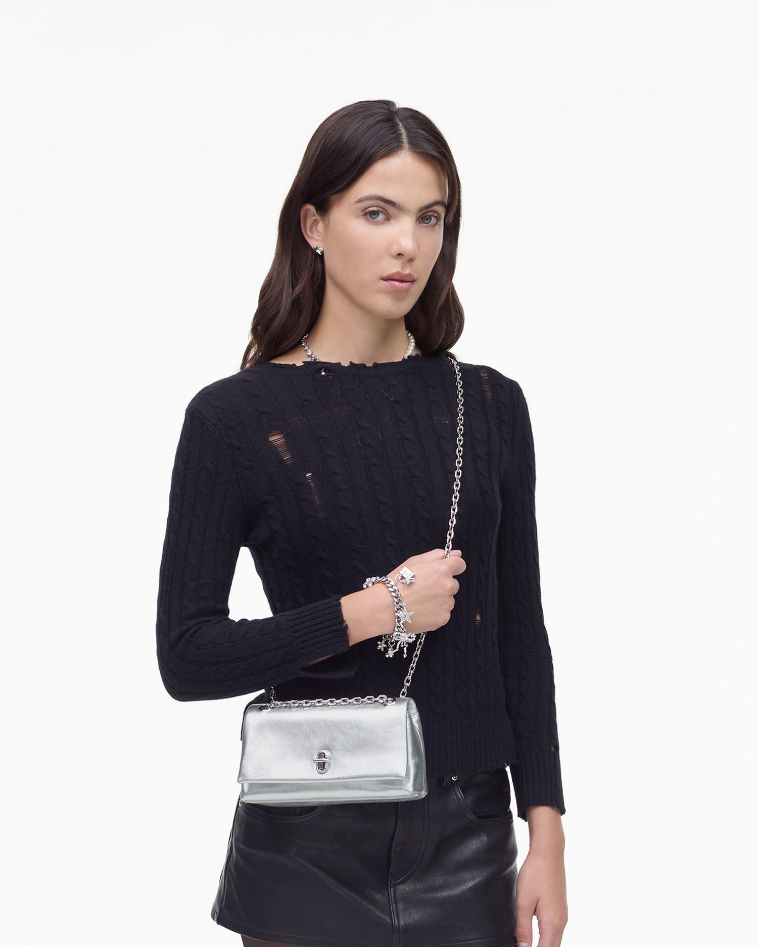 The Metallic Dual Chain Mini Bag | Marc Jacobs Outlet