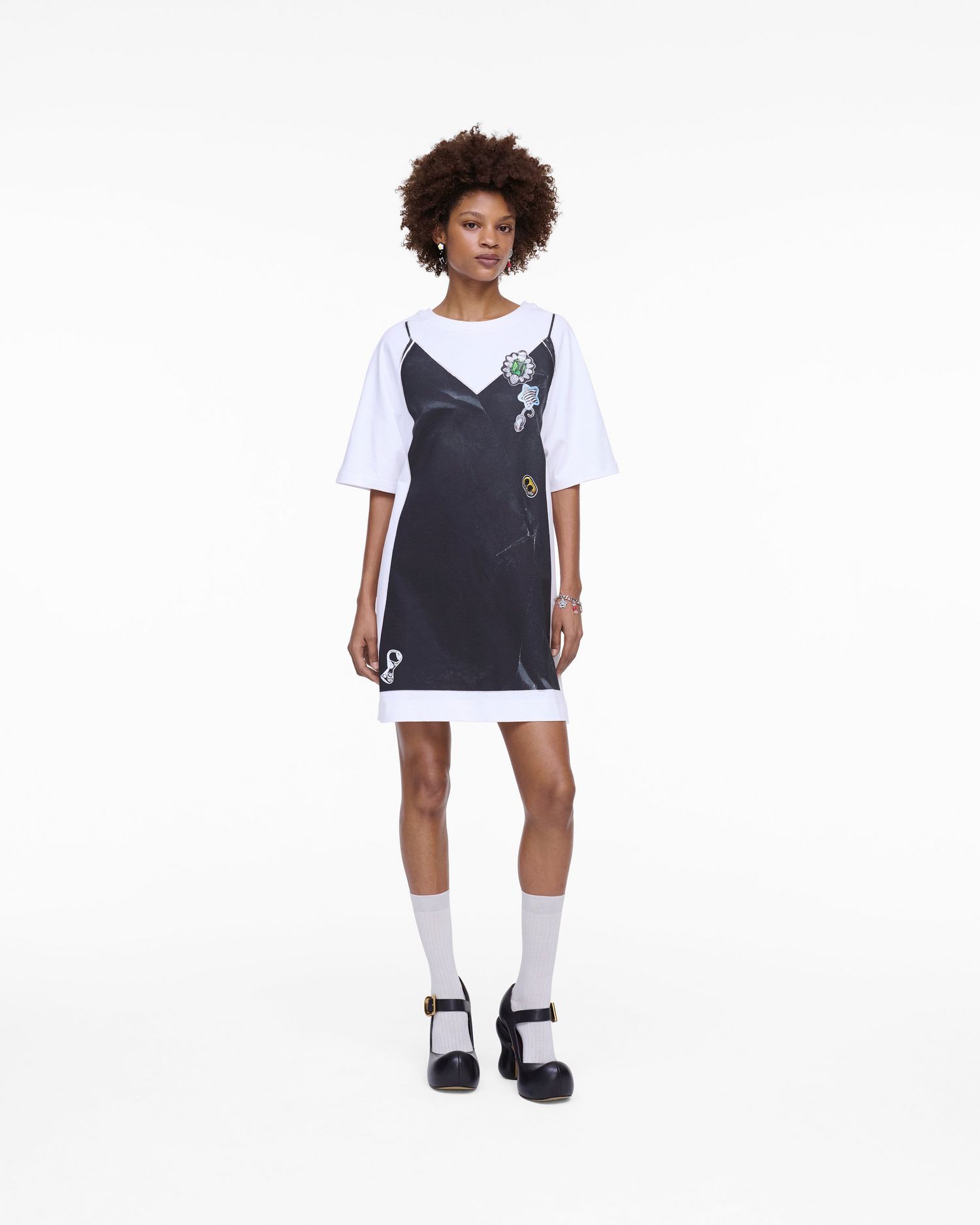 Trompe L'Oeil T-Shirt Dress | Marc Jacobs Outlet