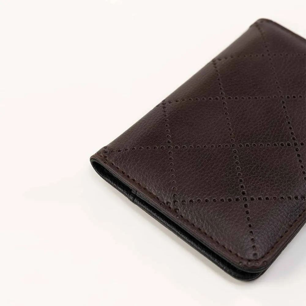 Penduy Chocolate Brown Card Holder Wallet