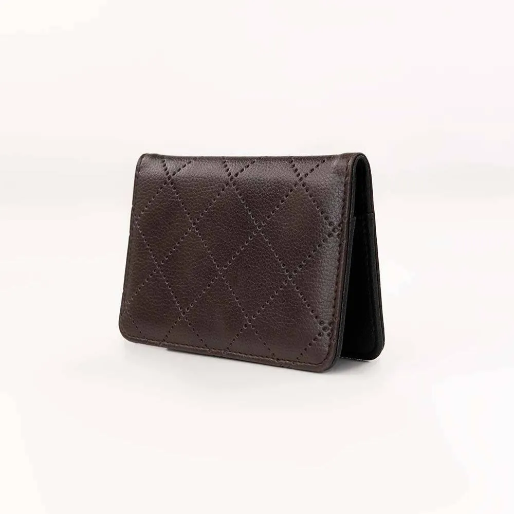 Penduy Chocolate Brown Card Holder Wallet