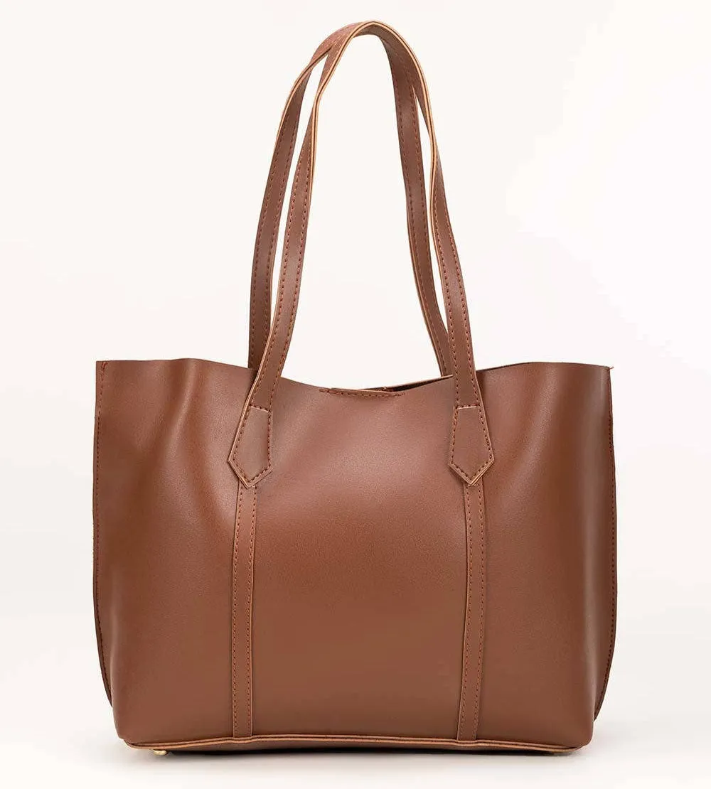 Penduy Brown Tote Bag