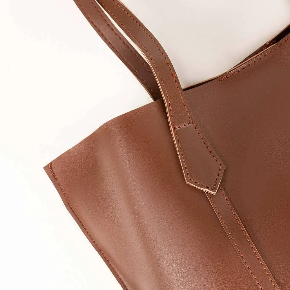 Penduy Brown Tote Bag