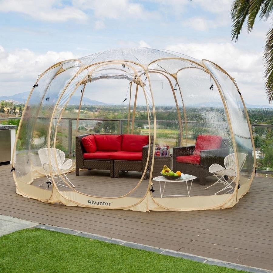 Alvantor Bubble Tent Pop Up Gazebo 15' x 15' Camping Tent