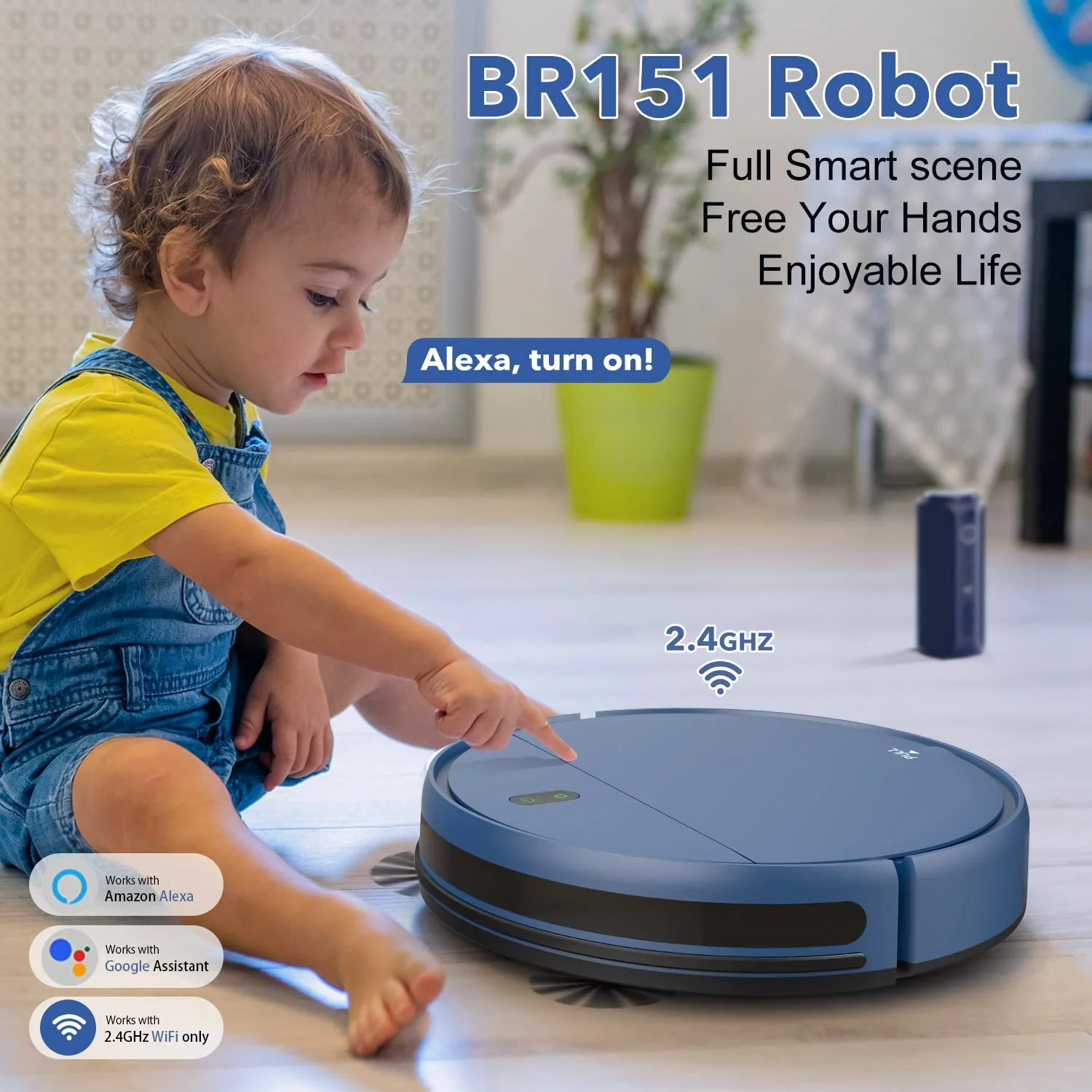 ZCWA 2 in 1 Robot Vacuum and Mop Combo