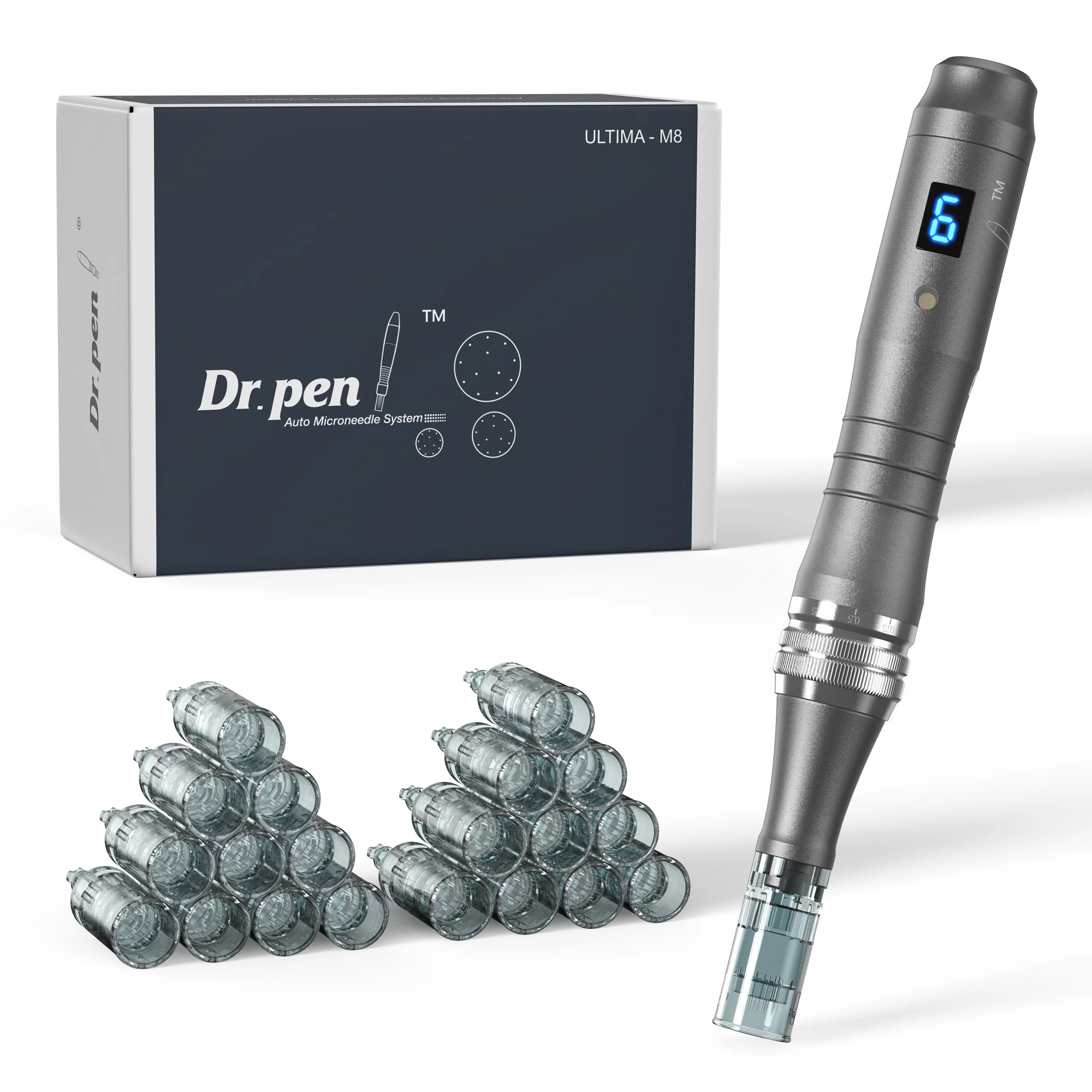 Dr. Pen Wireless Professional Microneedle Machine with 20 Cartridges