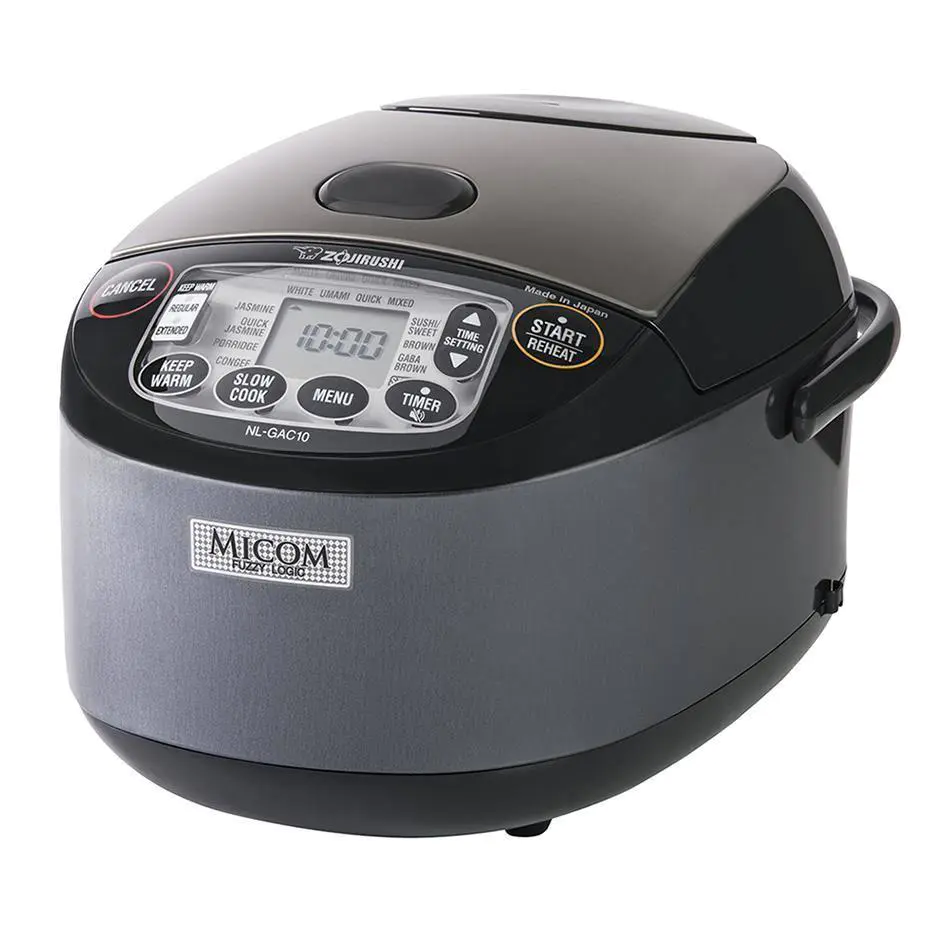 5.5 Cup Umami Micom Rice Cooker & Warmer �C Metallic Black