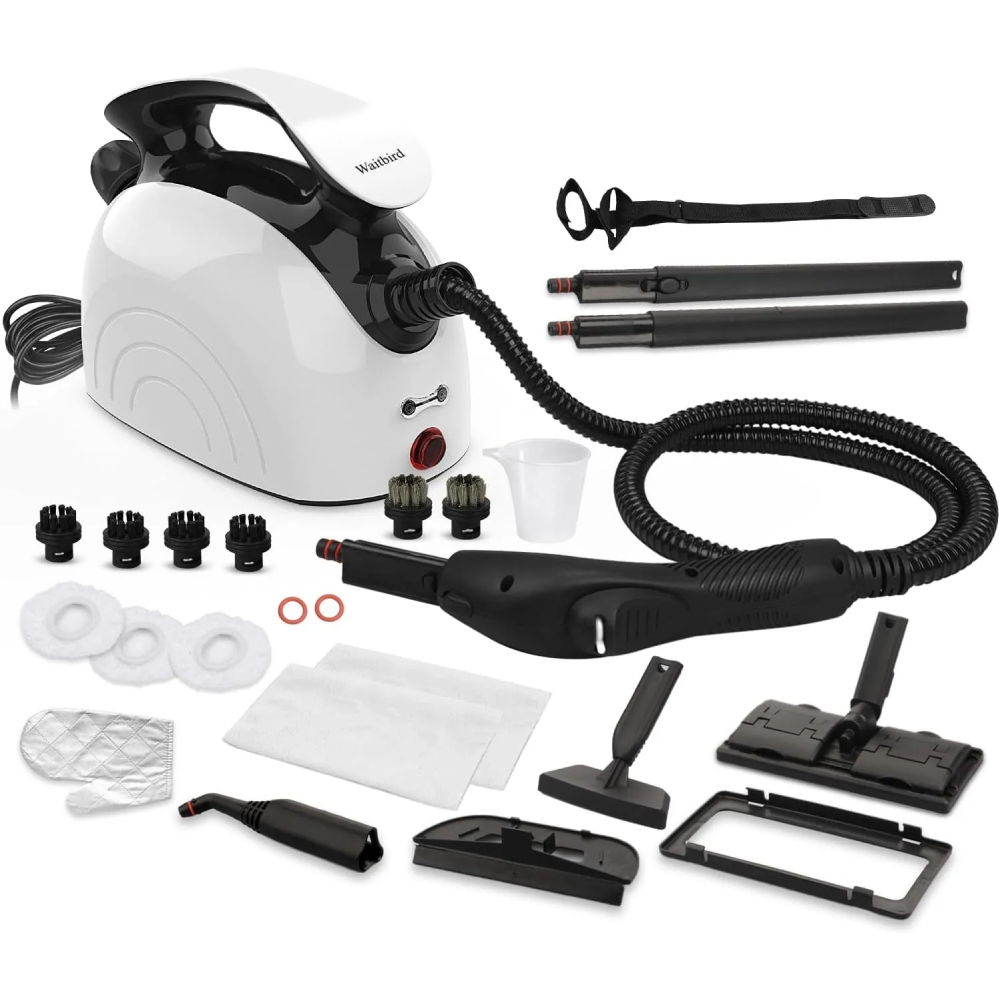 Waitbird Steam Cleaner, Multipurpose Powerful Steamer with 21 Accessories
