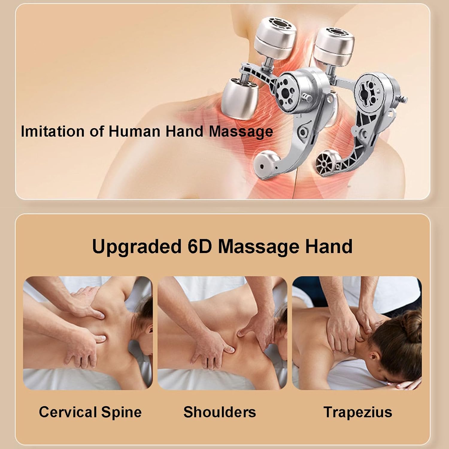 Spark Therma Touch Massager with Heat for Pain Relief Deep Tissue