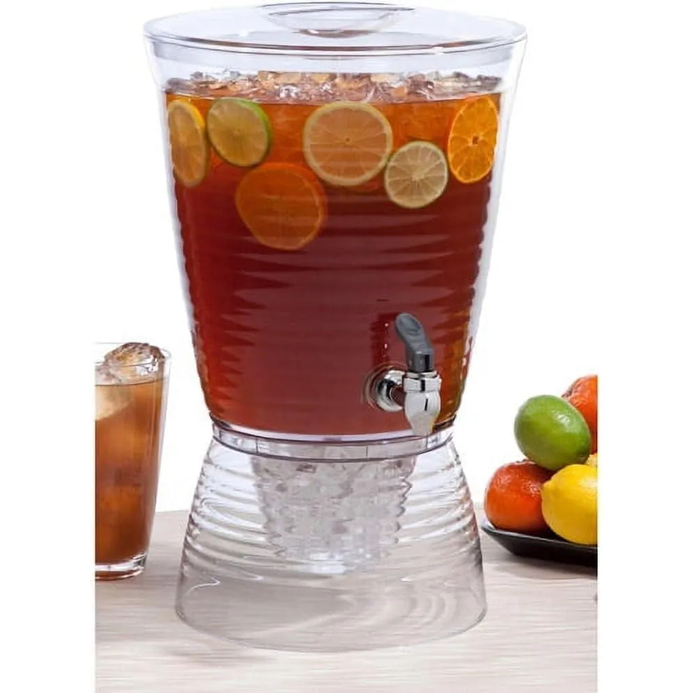 CreativeWare Bark Beverage Dispenser, 2.5 Gallon, Clear, (Pack of 1)