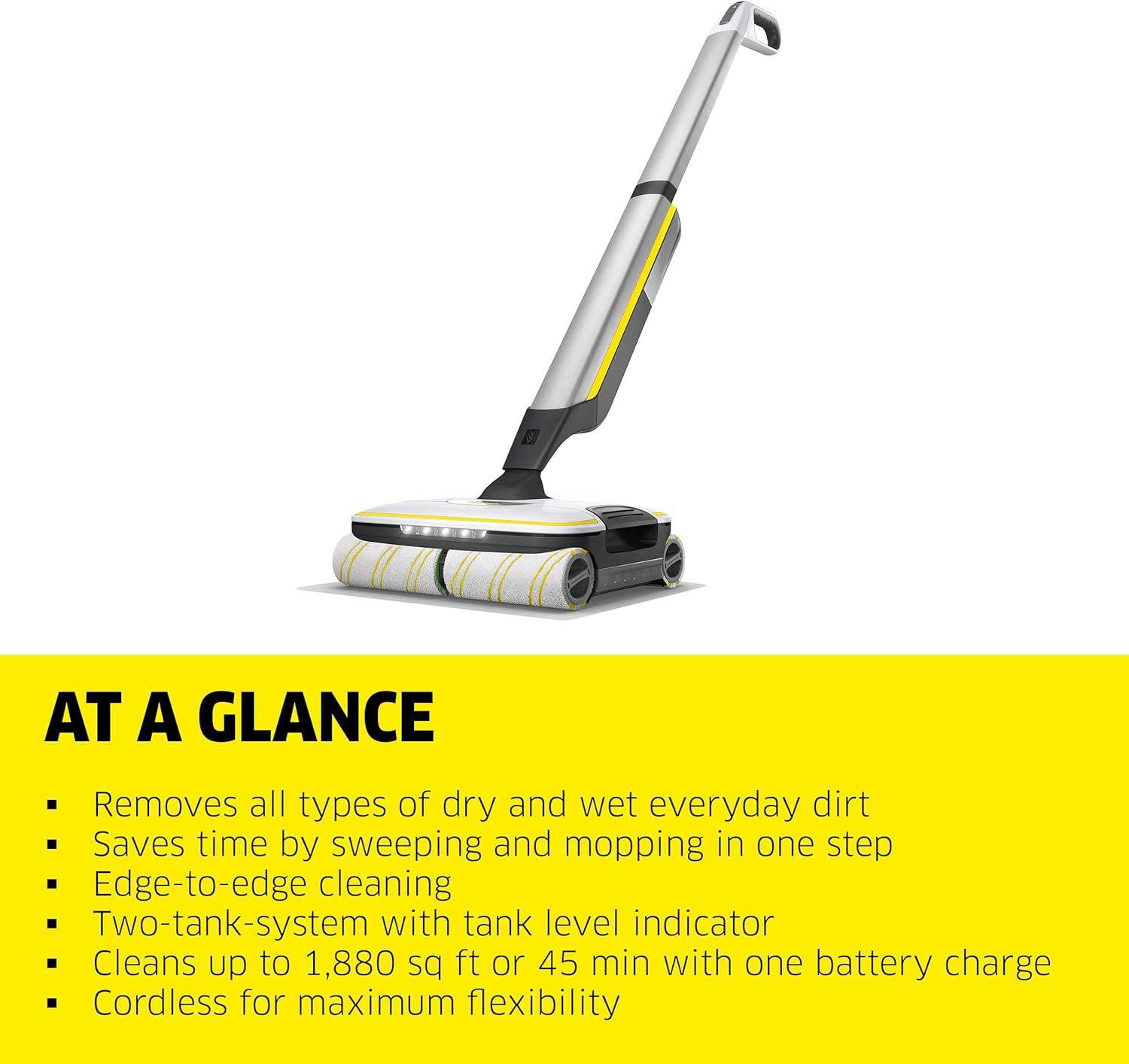 K?rcher Electric Mop & Sanitize Hard Floor Cleane - Cordless