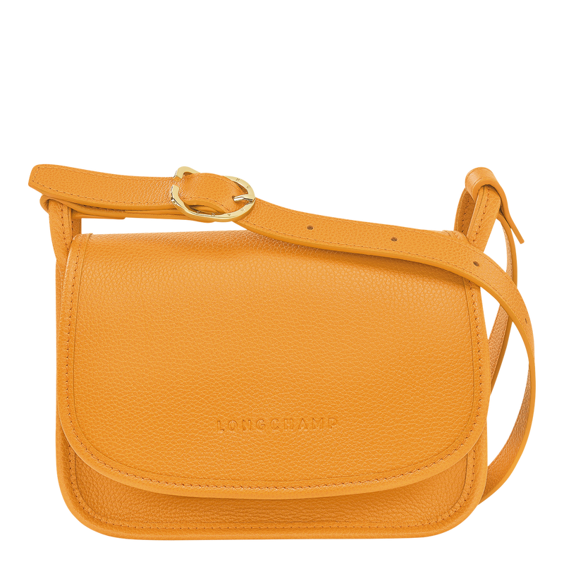 Sac bandoulière S Le Foulonné<br>Cuir - Abricot