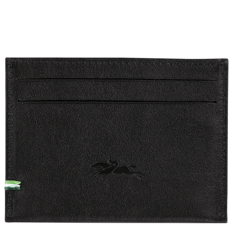 Porte-cartes Longchamp sur Seine<br>Cuir - Noir