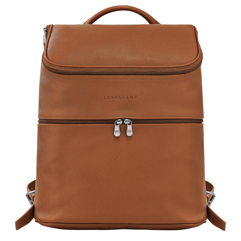 Sac à dos Le Foulonné<br>Cuir - Caramel