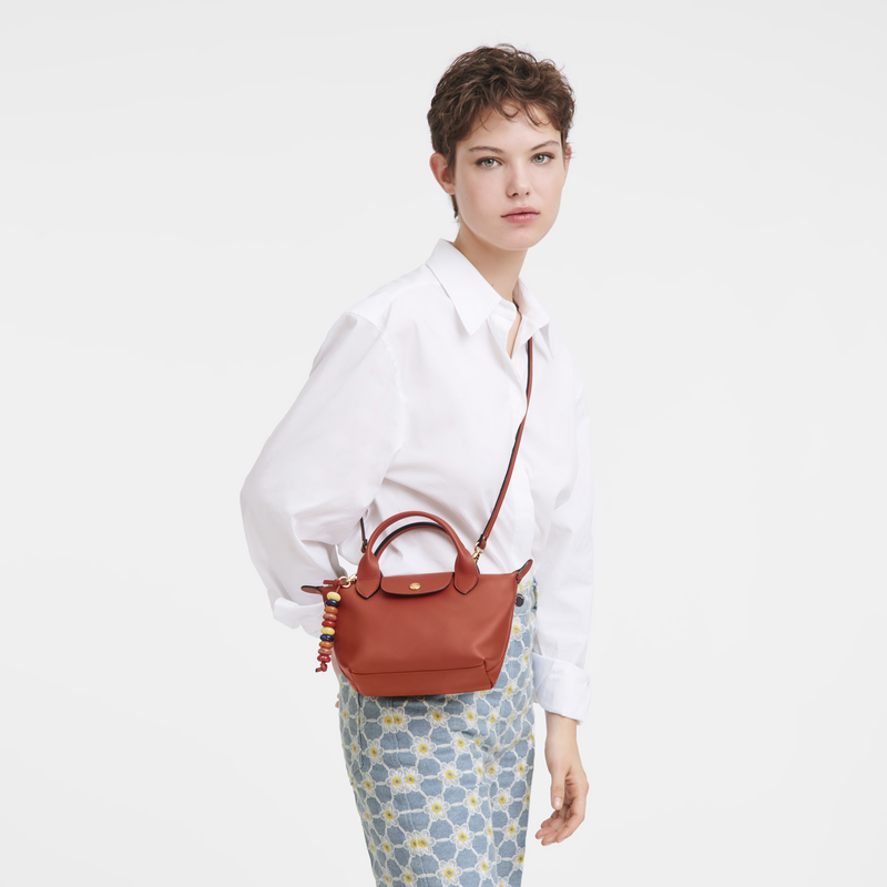Sac à main XS Le Pliage Xtra<br>Cuir - Sienne