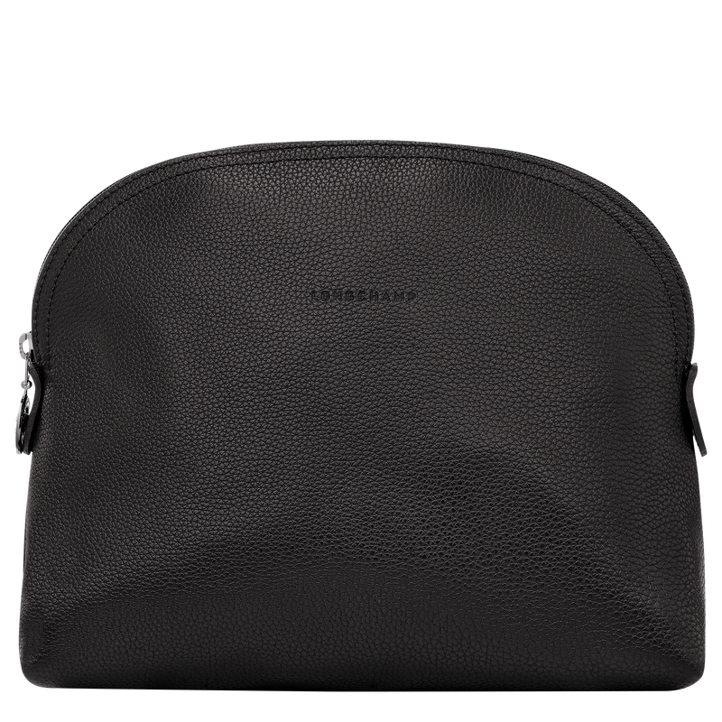 Trousse de toilette Le Foulonné<br>Cuir - Noir