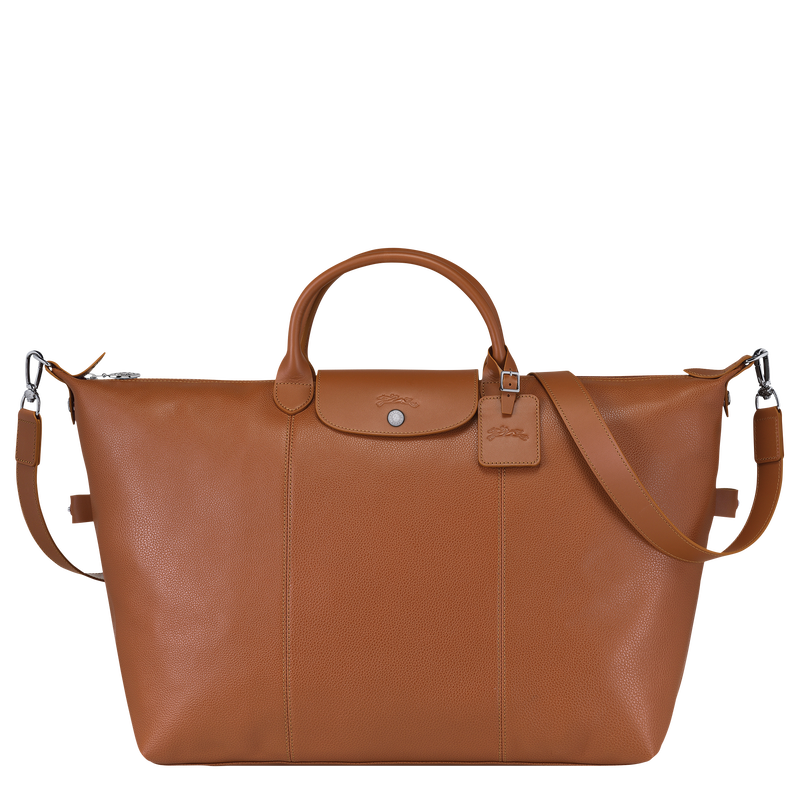 Sac de voyage S Le Foulonné<br>Cuir - Caramel