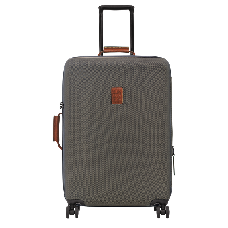 Valise L Boxford<br>Toile recyclée - Brun