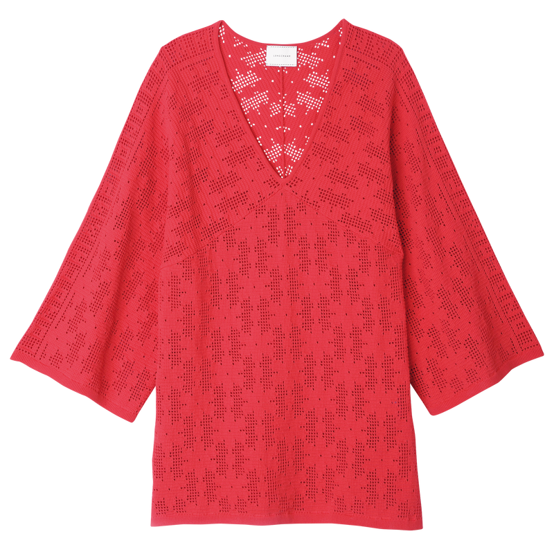 Tunique<br>Maille - Fraise