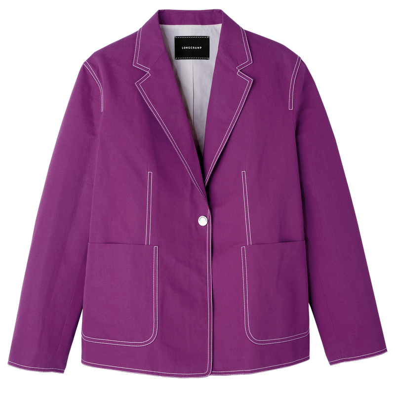 Veste<br>Gabardine - Violette