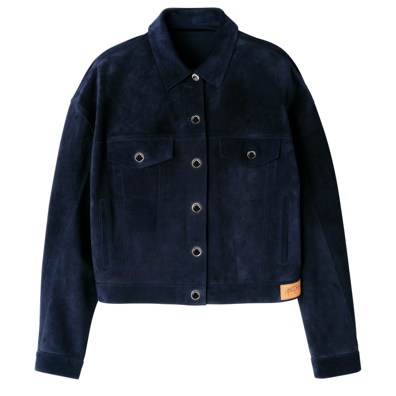 Blouson<br>Cuir - Marine