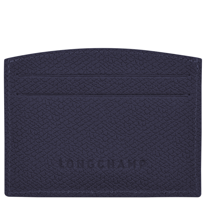 Porte-cartes Roseau<br>Cuir - Myrtille