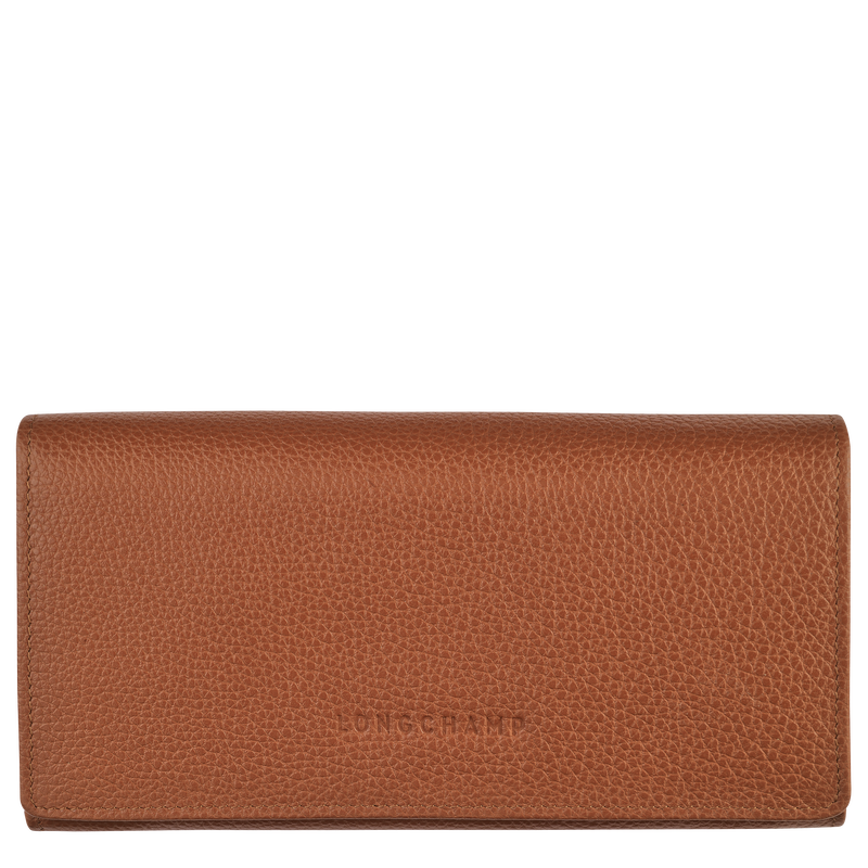 Portefeuille à rabat Le Foulonné<br>Cuir - Caramel