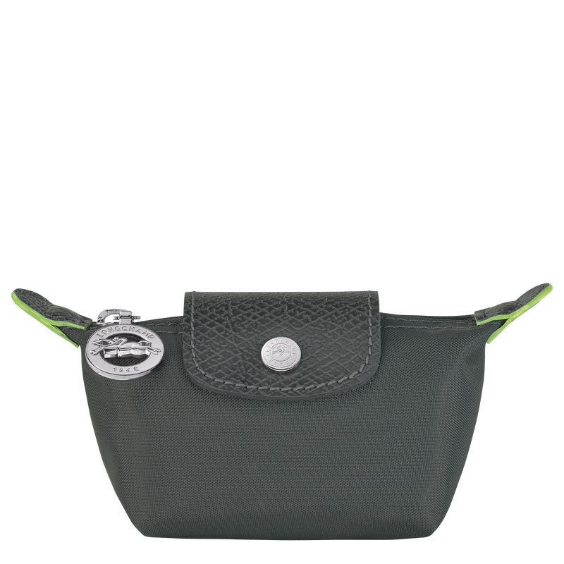 Porte monnaie Le Pliage Green<br>Toile recyclée - Graphite