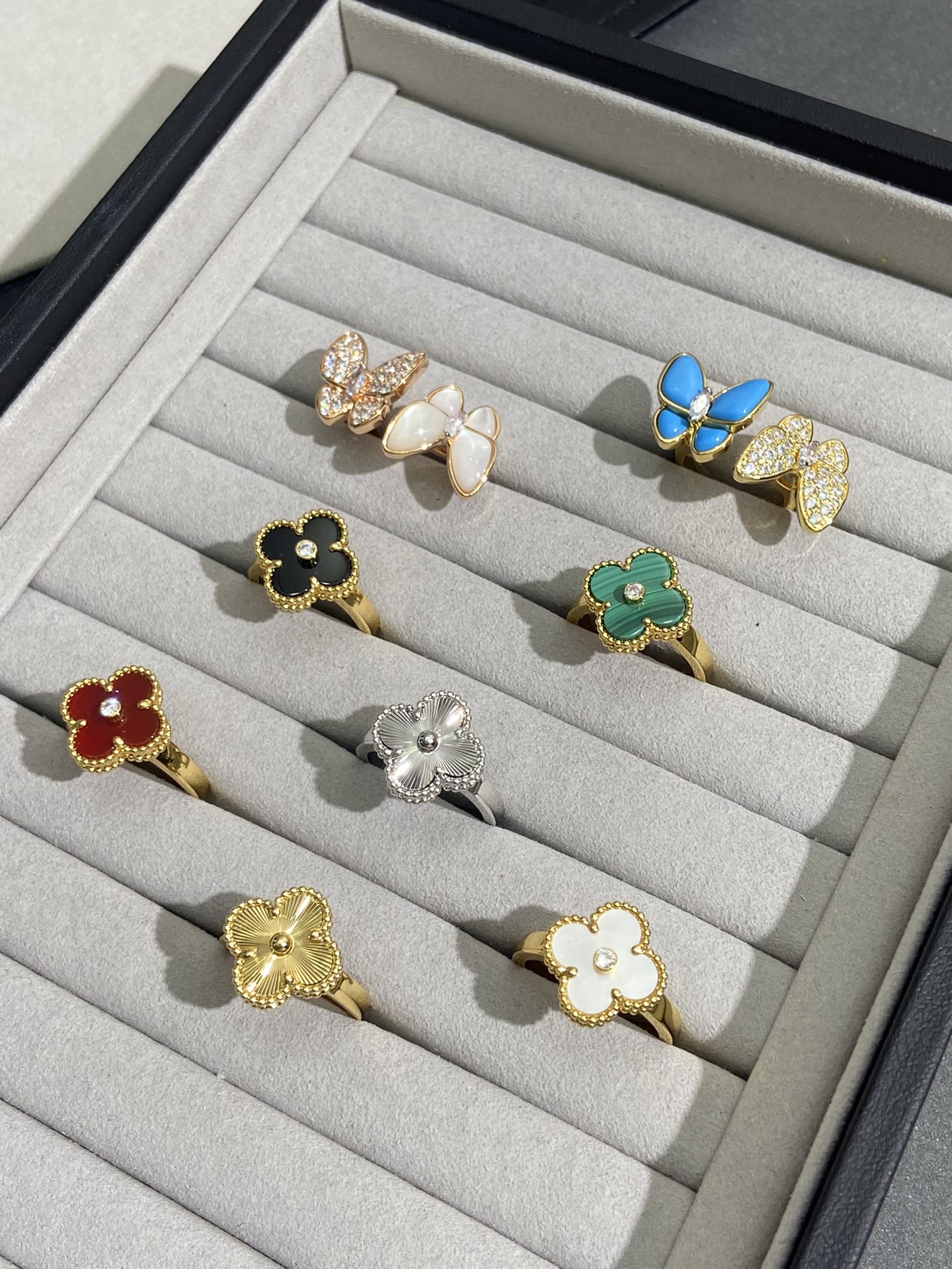 replica Van Cleef & Arpels Vintage Alhambra Ring - H Lin Jewelry