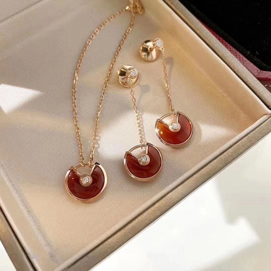 replica Cartier Amulette de Dangle Earrings - H Lin Jewelry