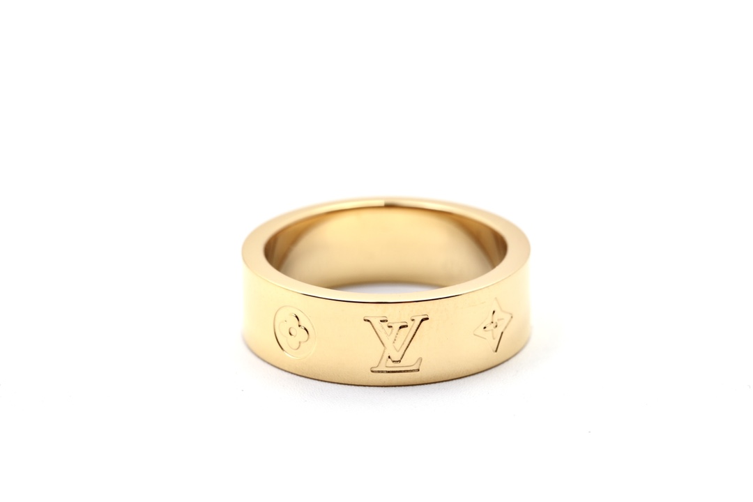 replica Louis Vuitton Men's Wide Band Ring - H Lin Jewelry