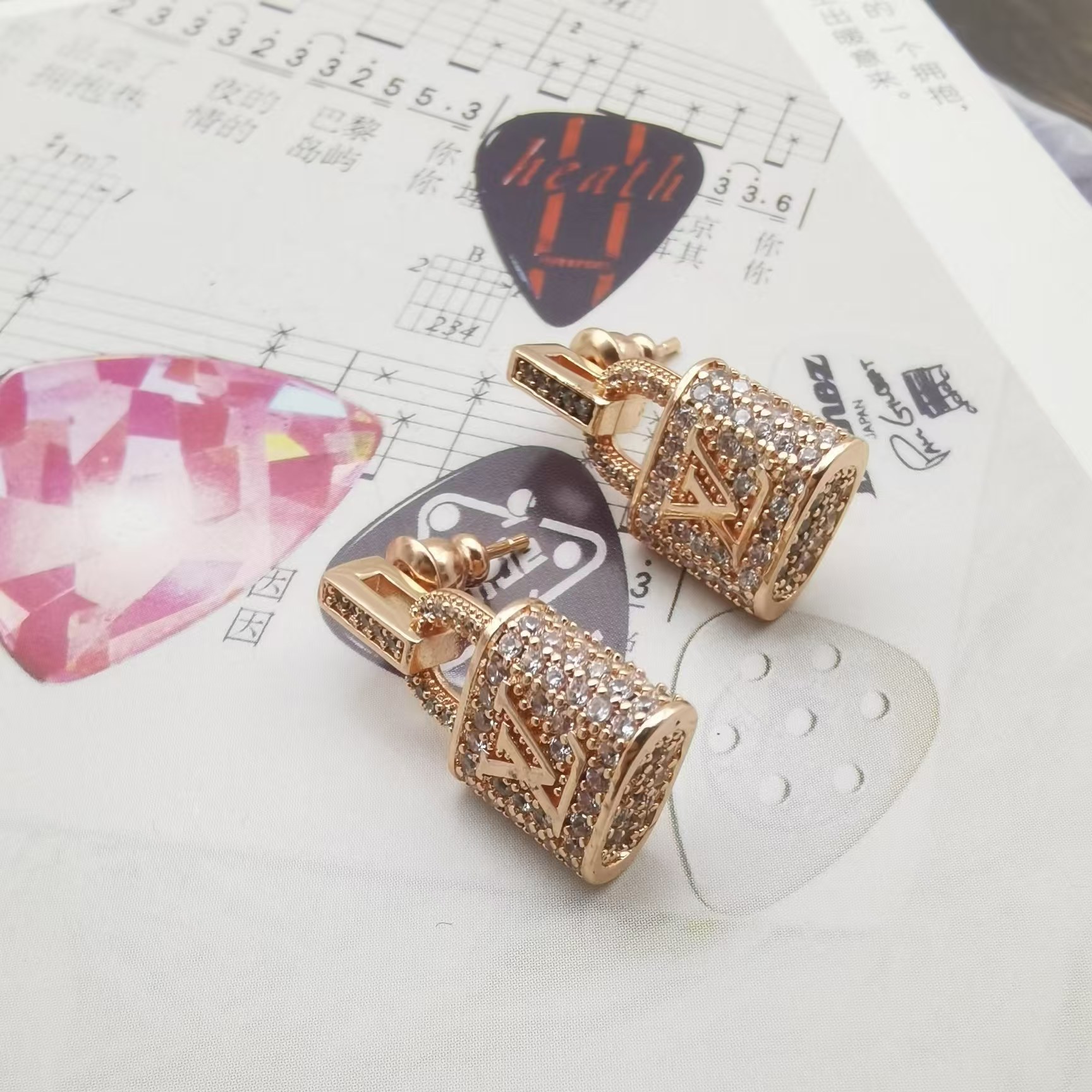 replica Louis Vuitton Lock Earrings - H Lin Jewelry