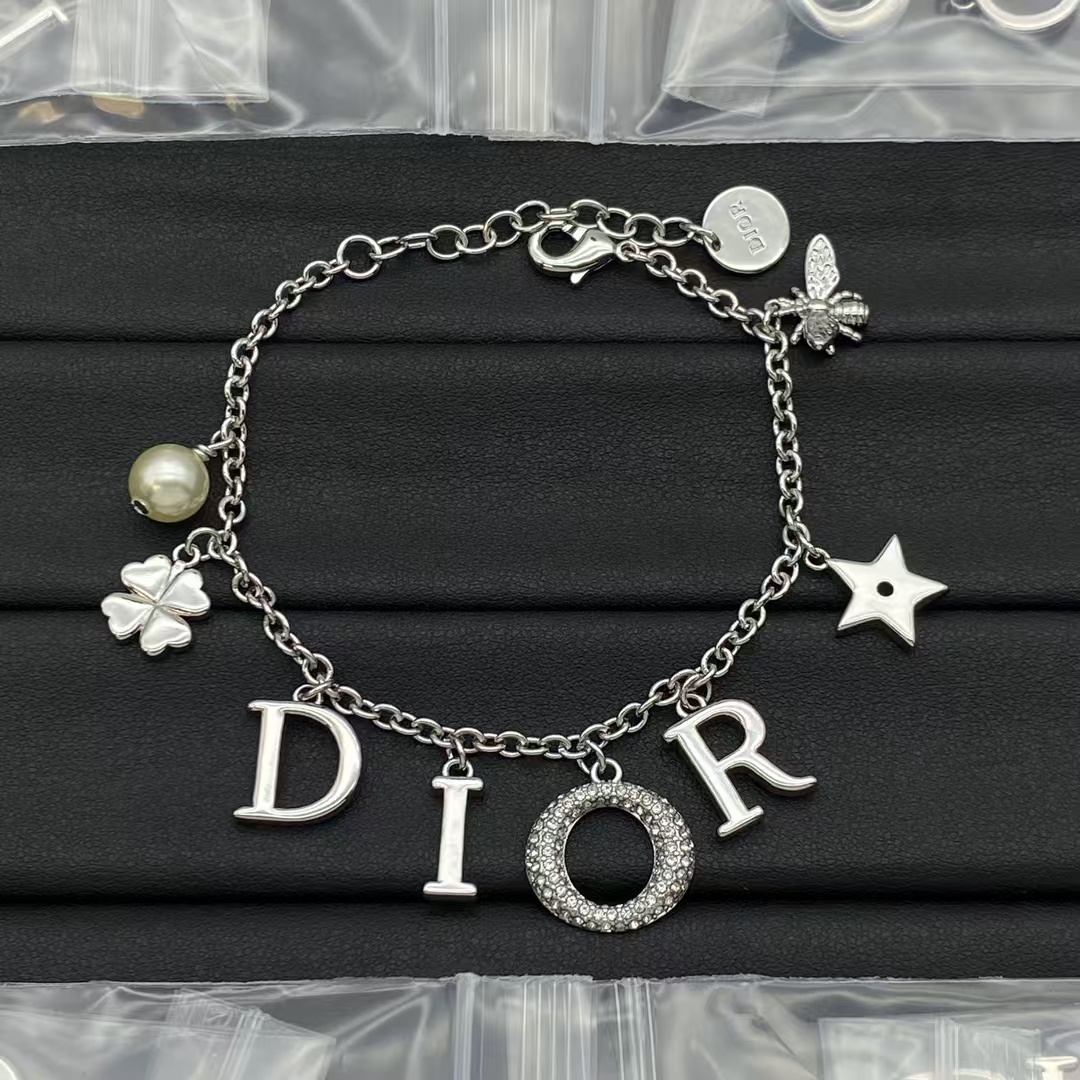 replica Dior Letter Charms Bracelet - H Lin Jewelry