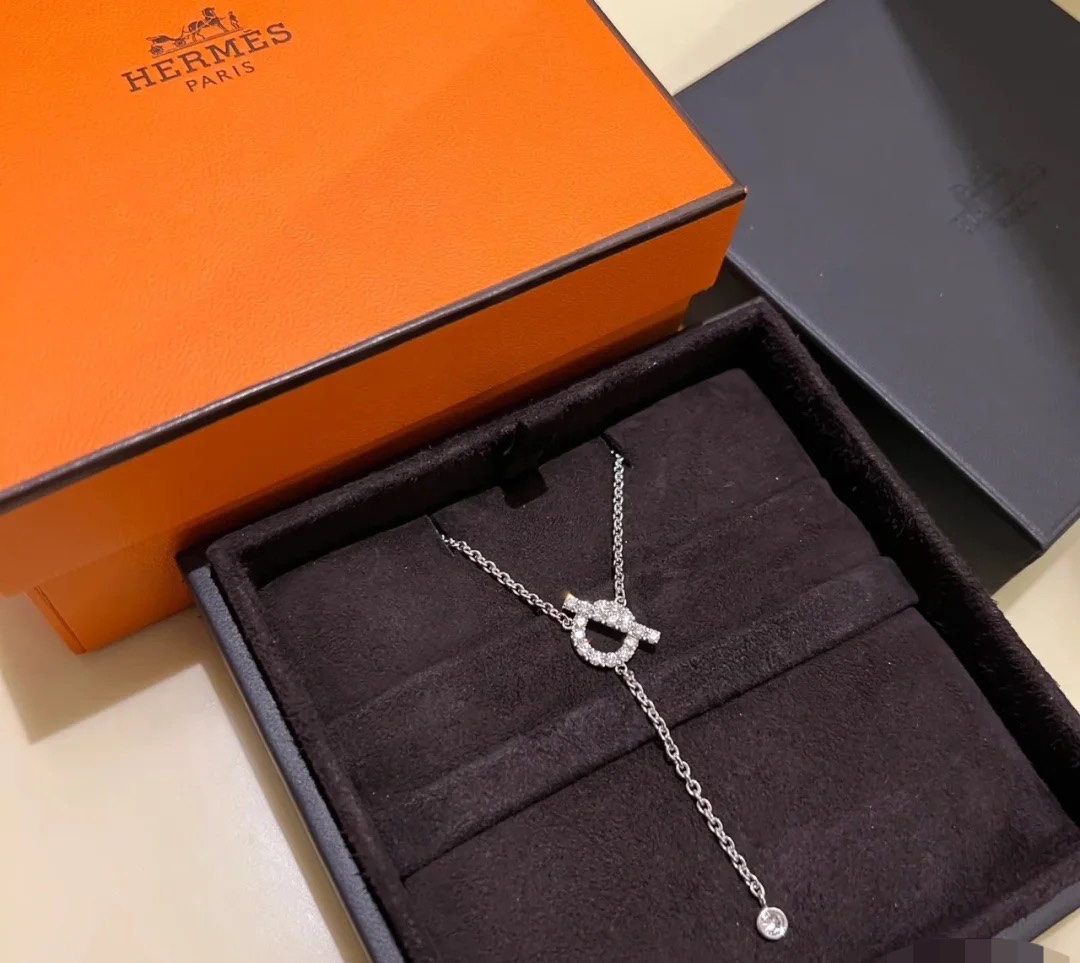 replica Hermes Q Tassel Y Style Necklace - H Lin Jewelry