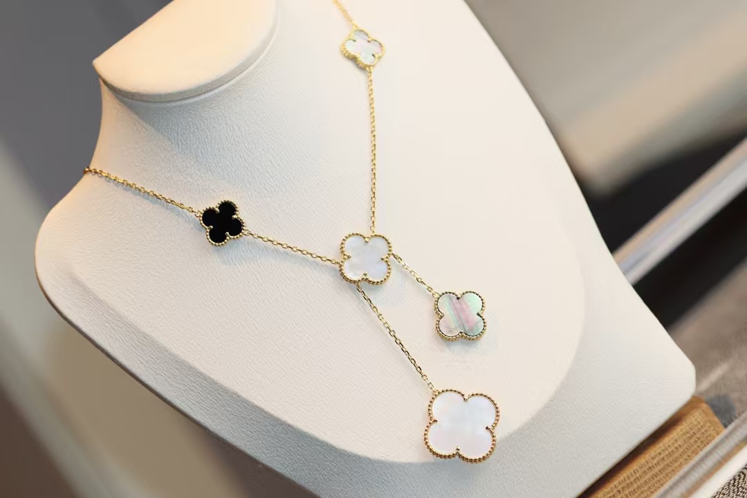 replica Van Cleef & Arpels Magic Alhambra Necklace, 6 Motifs - H Lin Jewelry