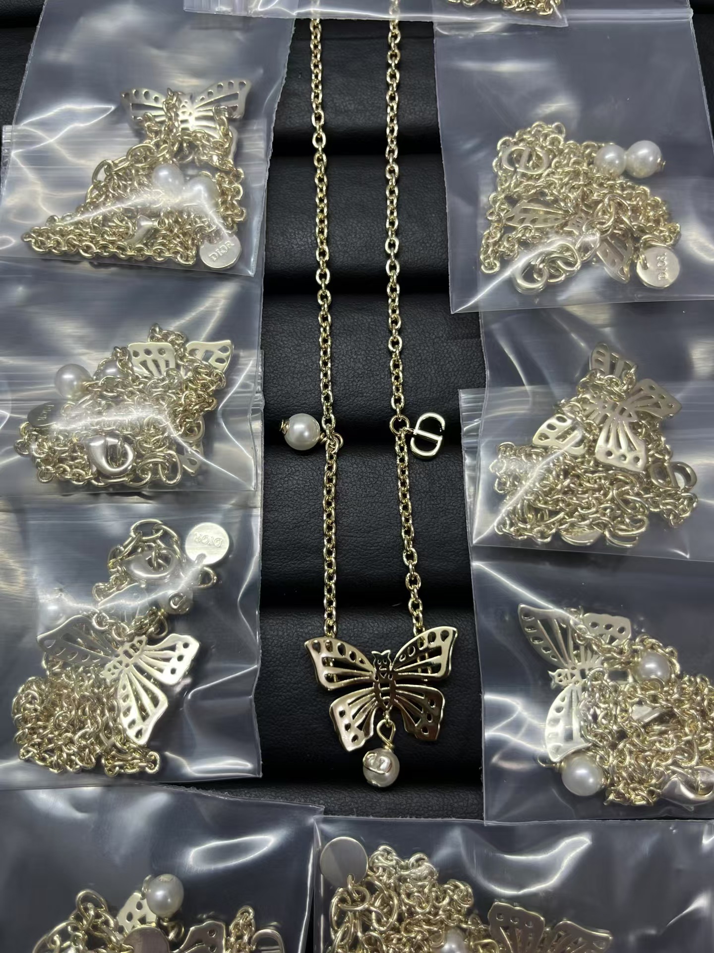 replica Dior Butterfly Pendant Necklace - H Lin Jewelry