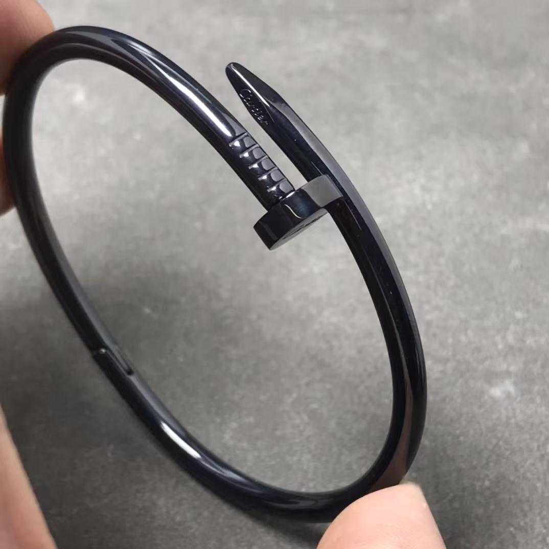 replica Cartier Darth Vader Black Juste un Clou Bracelet Bangle - H Lin Jewelry