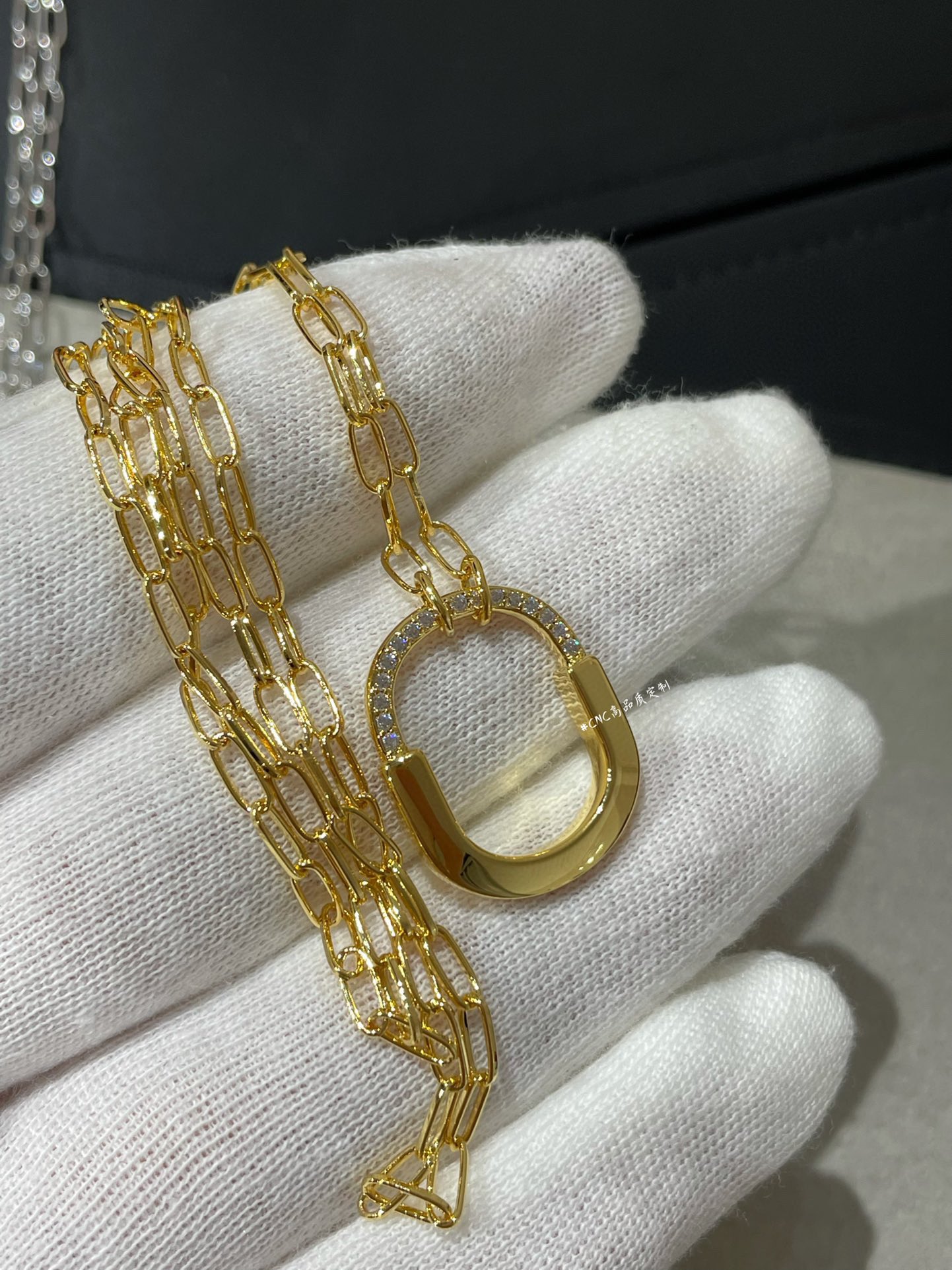 replica Tiffany Long Lock Pendant Necklace - H Lin Jewelry