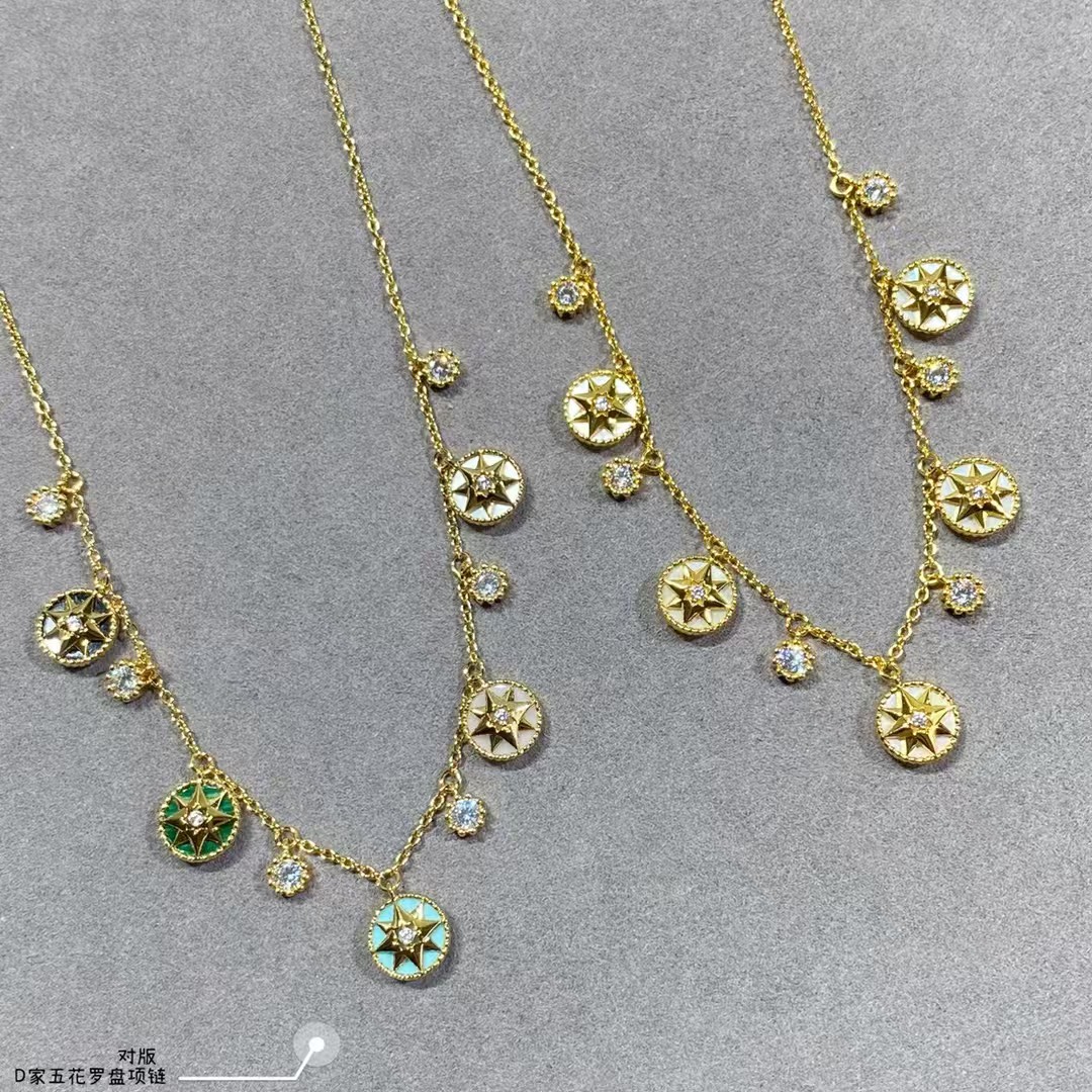 replica Dior Rose Des Vents Necklace - H Lin Jewelry