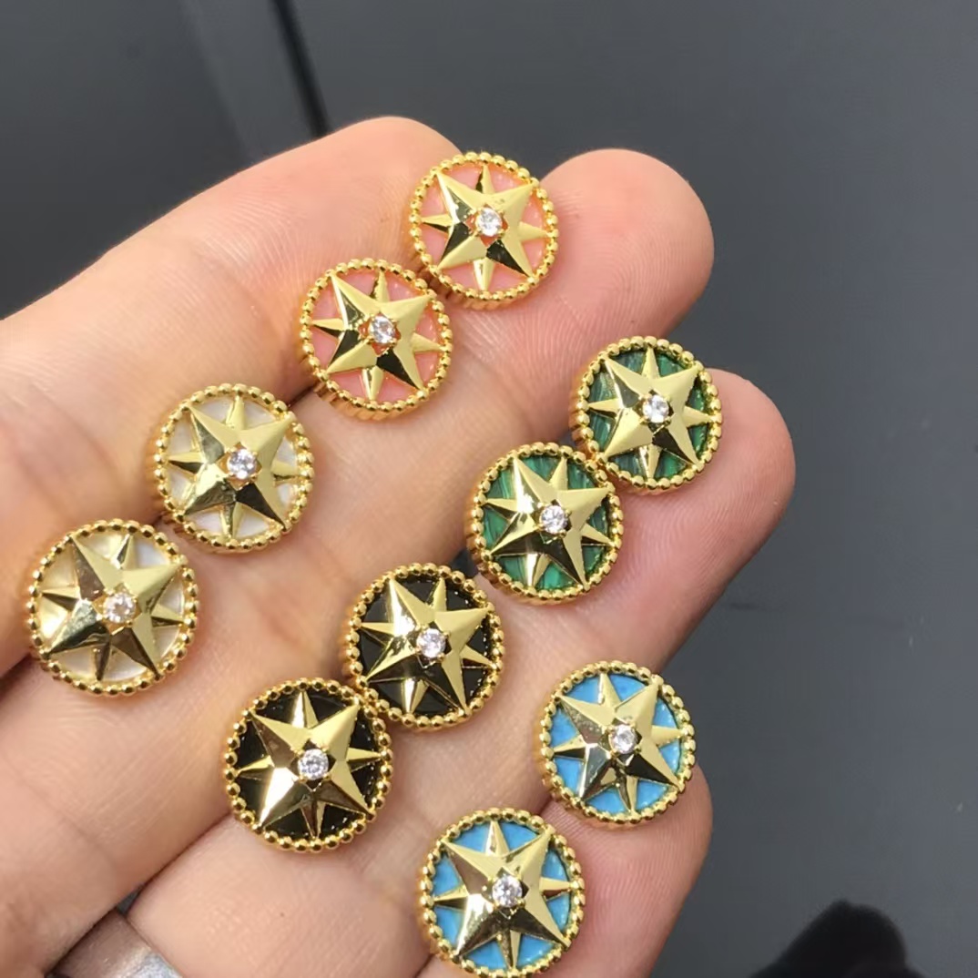 replica Dior Rose Des Vents Earrings - Small - H Lin Jewelry